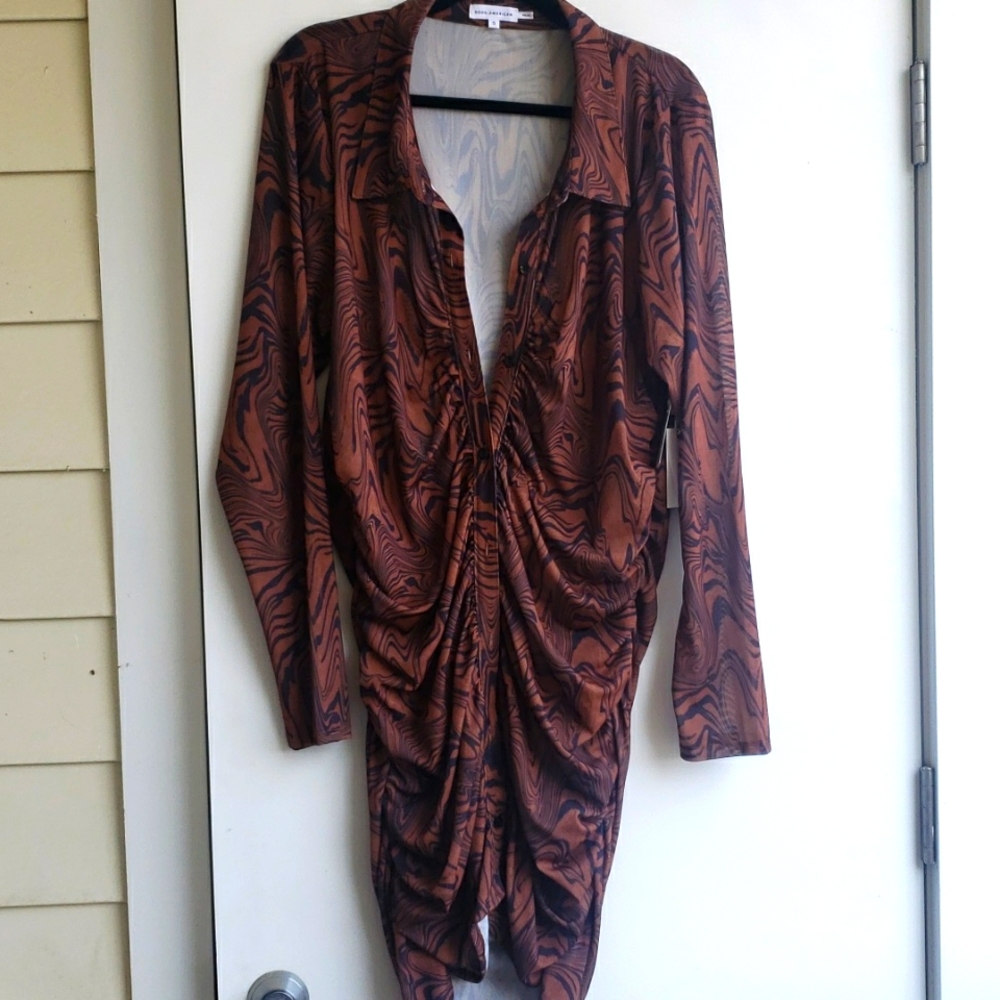Good American chai swirl dress size 5